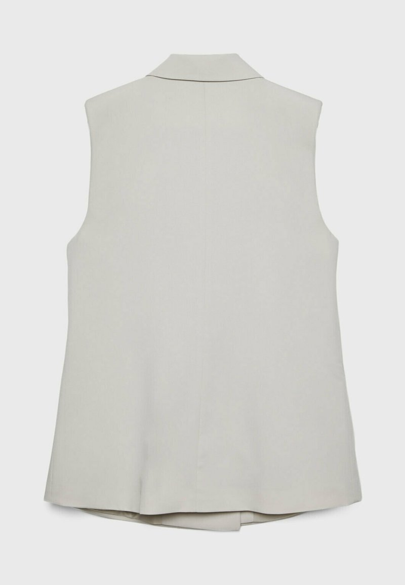 Stradivarius Stradivarius Waistcoat - white Riesige Ersparnisse