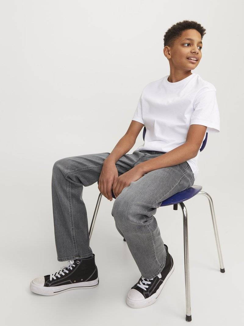 Jack & Jones Junior Jack & Jones Junior JJICLARK JJORIG - Straight leg jeans - grey denim VIP-Rabatte