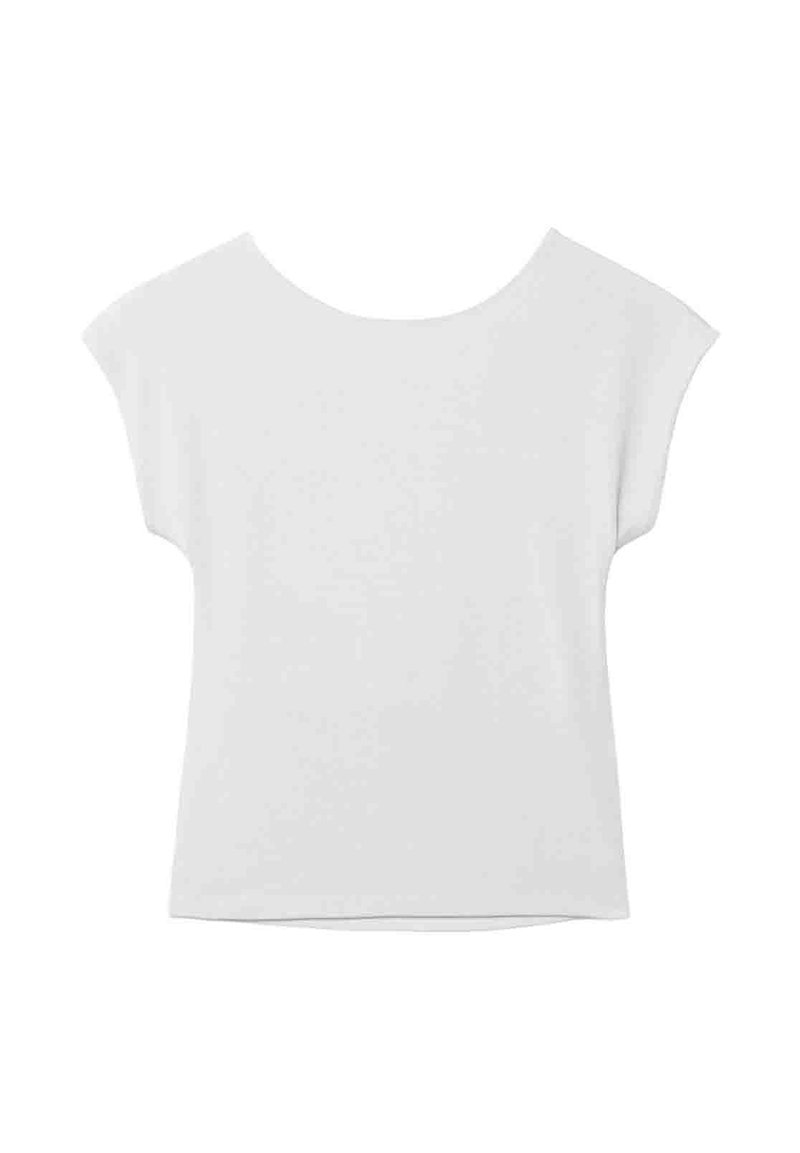 Stradivarius Stradivarius OPEN-BACK - Basic T-shirt - white JETZT KAUFEN
