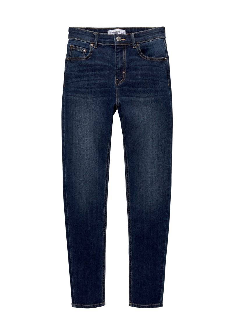 PULL&BEAR PULL&BEAR MID-RISE - Jeans Skinny Fit - dark blue Letzte 2 Tage