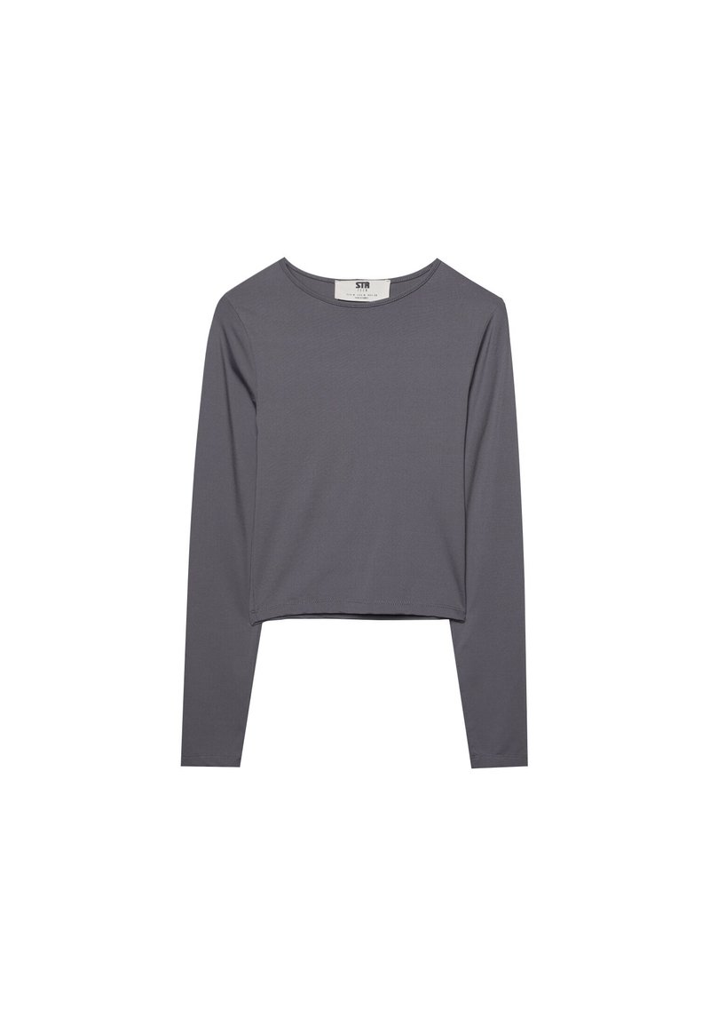 Stradivarius Stradivarius Long sleeved top - dark grey Bis zu 65% Rabatt