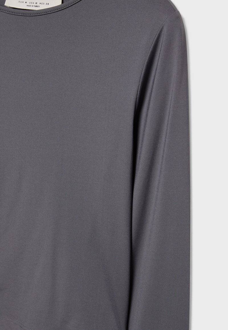 Stradivarius Stradivarius Long sleeved top - dark grey Bis zu 65% Rabatt