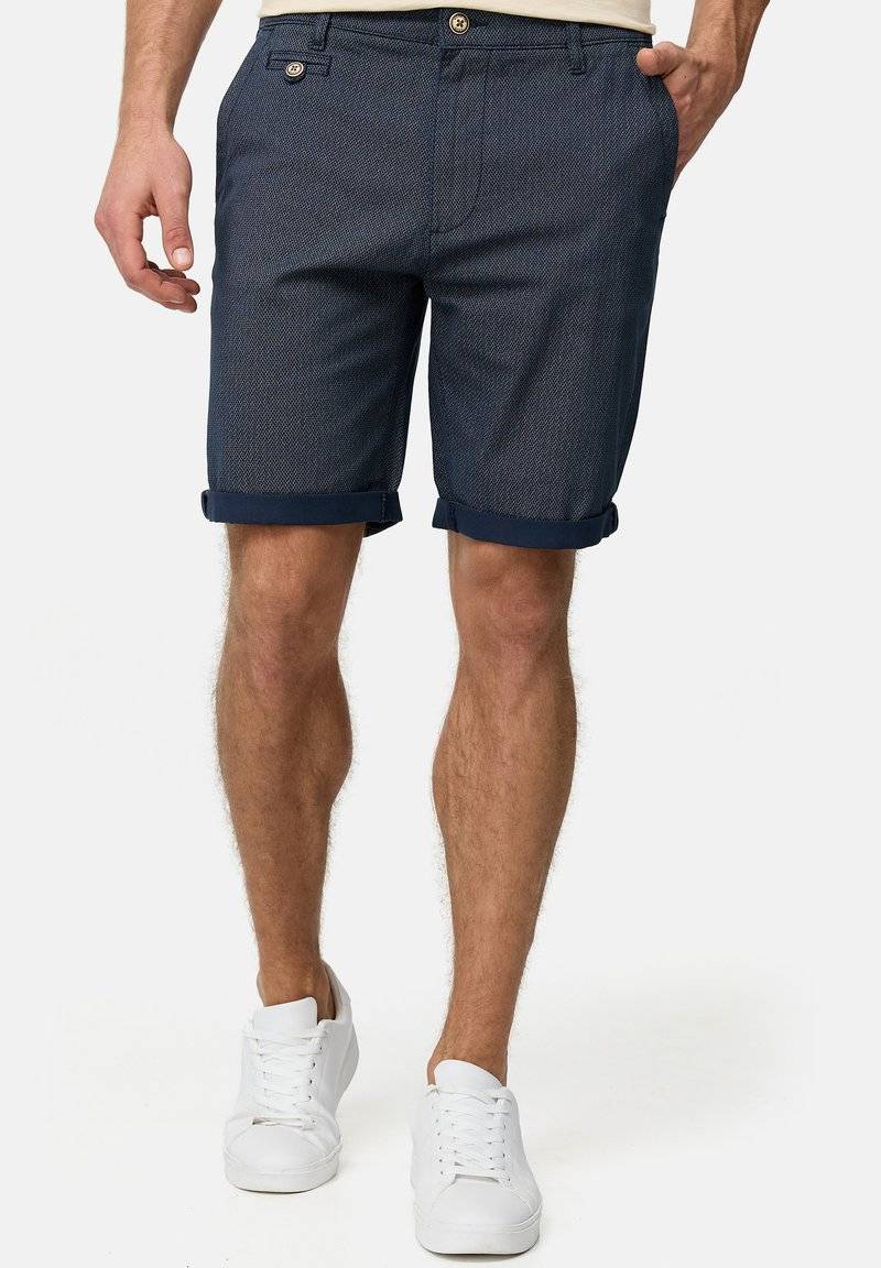 INDICODE JEANS INDICODE JEANS CUBA - Shorts - mottled blue