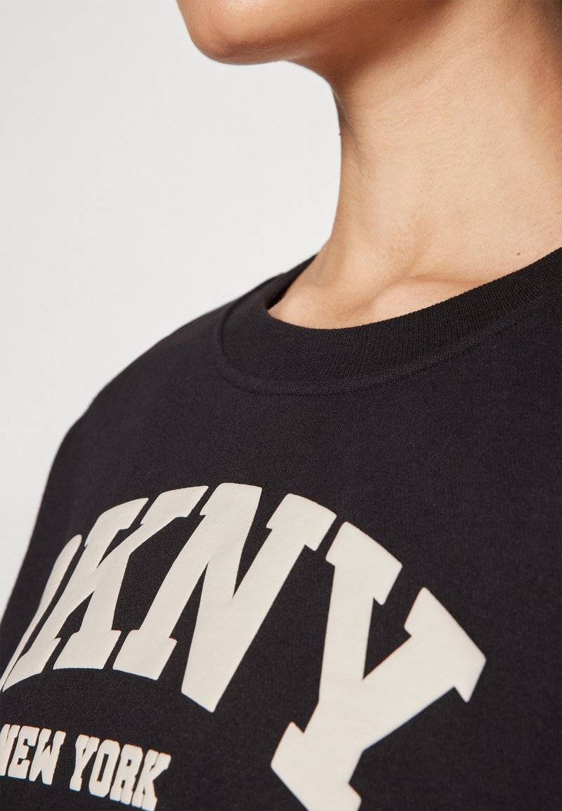 DKNY DKNY VARSITY PUFF LOGO SLEEVE - Sweatshirt Auslauf