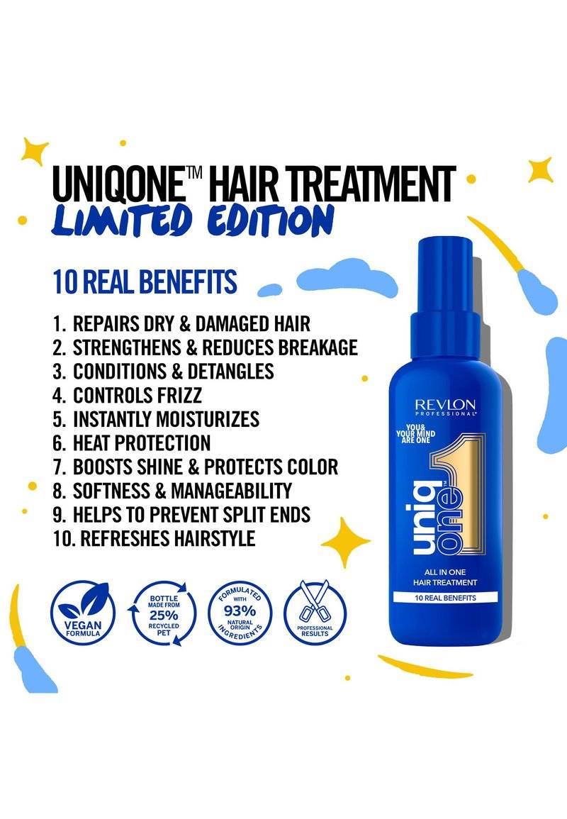 Revlon Professional Revlon Professional UNIQONE LIMITED EDITION RELAXING FRAGRANCE LEAVE-IN PROFESSIONAL MULTI-BENEFIT HAIR TREATMENT - REPAIR, DETANGLE, CONTROL FRIZZ & STYLE - Hair treatment Räumungsverkauf