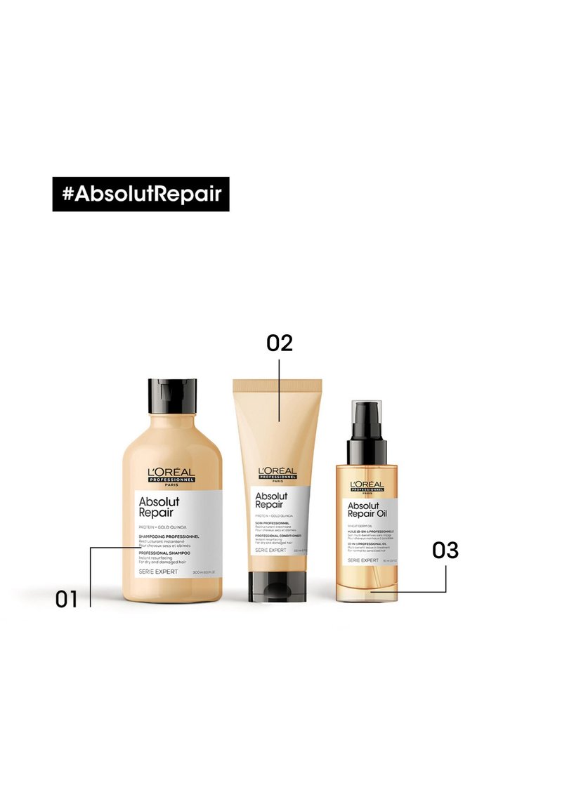 L'OREAL PROFESSIONNEL L'OREAL PROFESSIONNEL ABSOLUT REPAIR GOLD CONDITIONER - Conditioner VIP-Rabatte