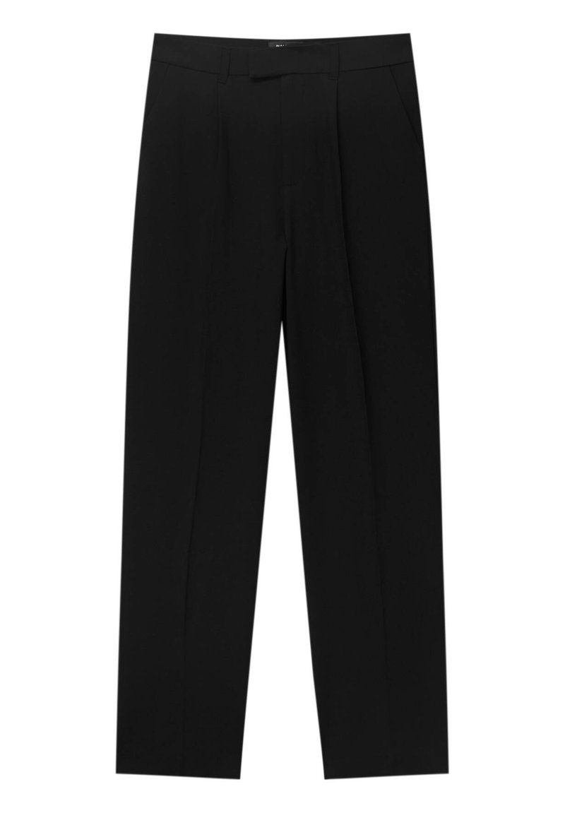 PULL&BEAR PULL&BEAR DARTED SMART - Trousers - black Kostenloser Versand international