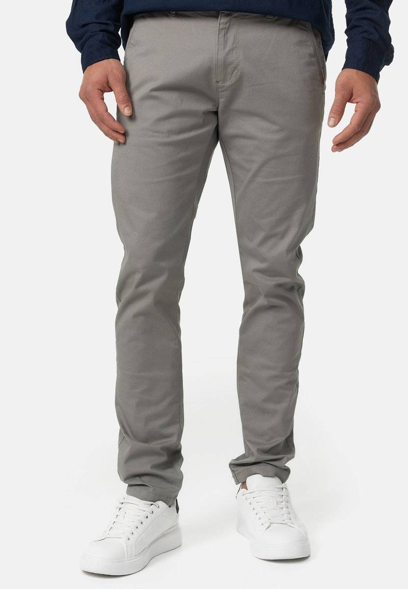 INDICODE JEANS INDICODE JEANS CHERRY - Chinos - light grey Speichern exportieren