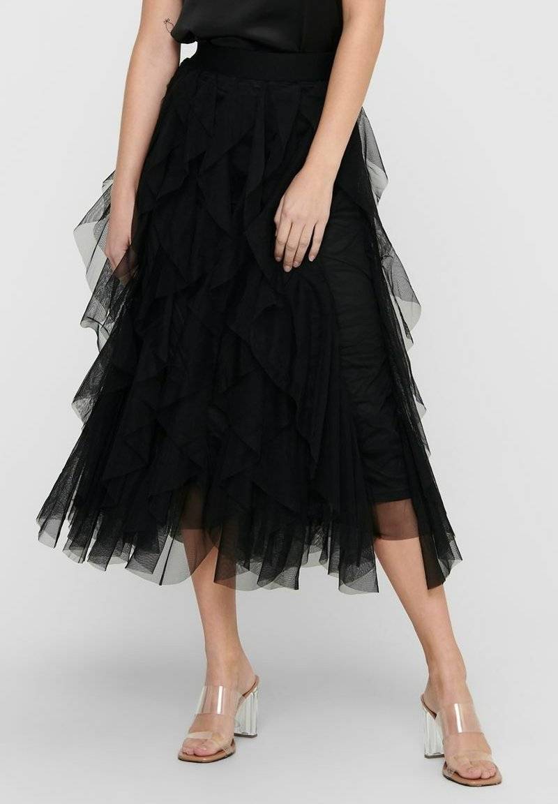 ONLY ONLY ONLSKY SKIRT - A-line skirt - black Rabatte dieses Monats
