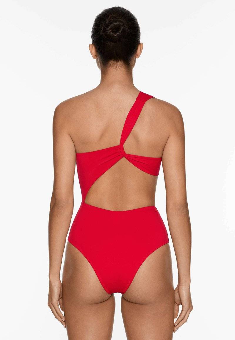OYSHO OYSHO ASYMMETRIC - Swimsuit - red Online