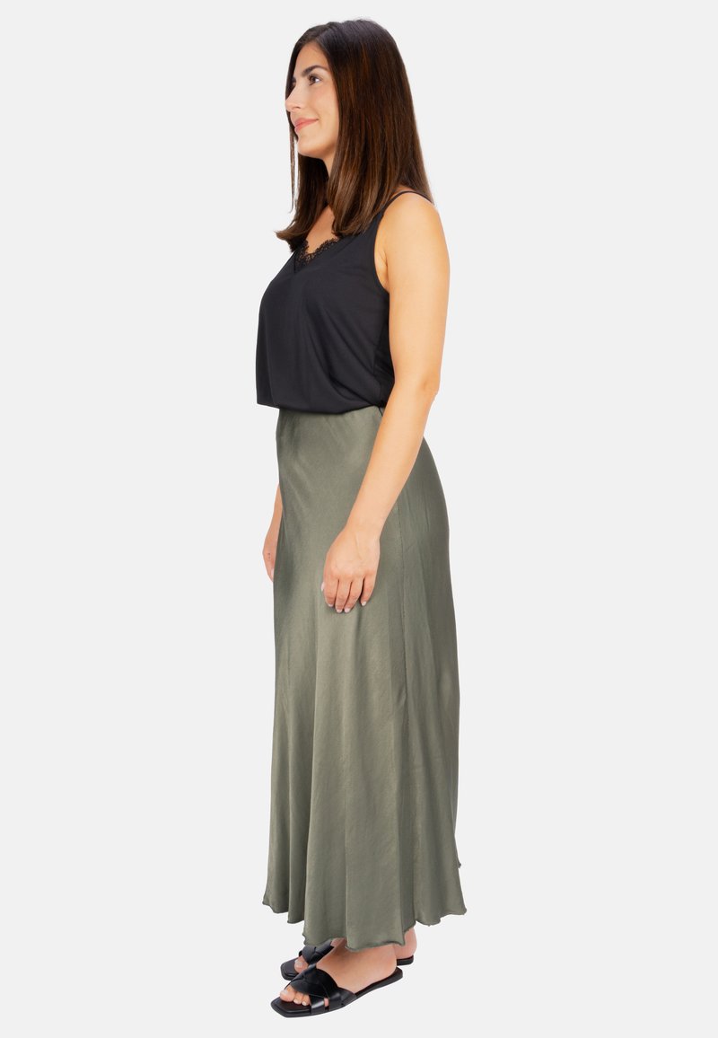 Seasons of April Seasons of April LILLY - Maxi skirt - khaki Angebote