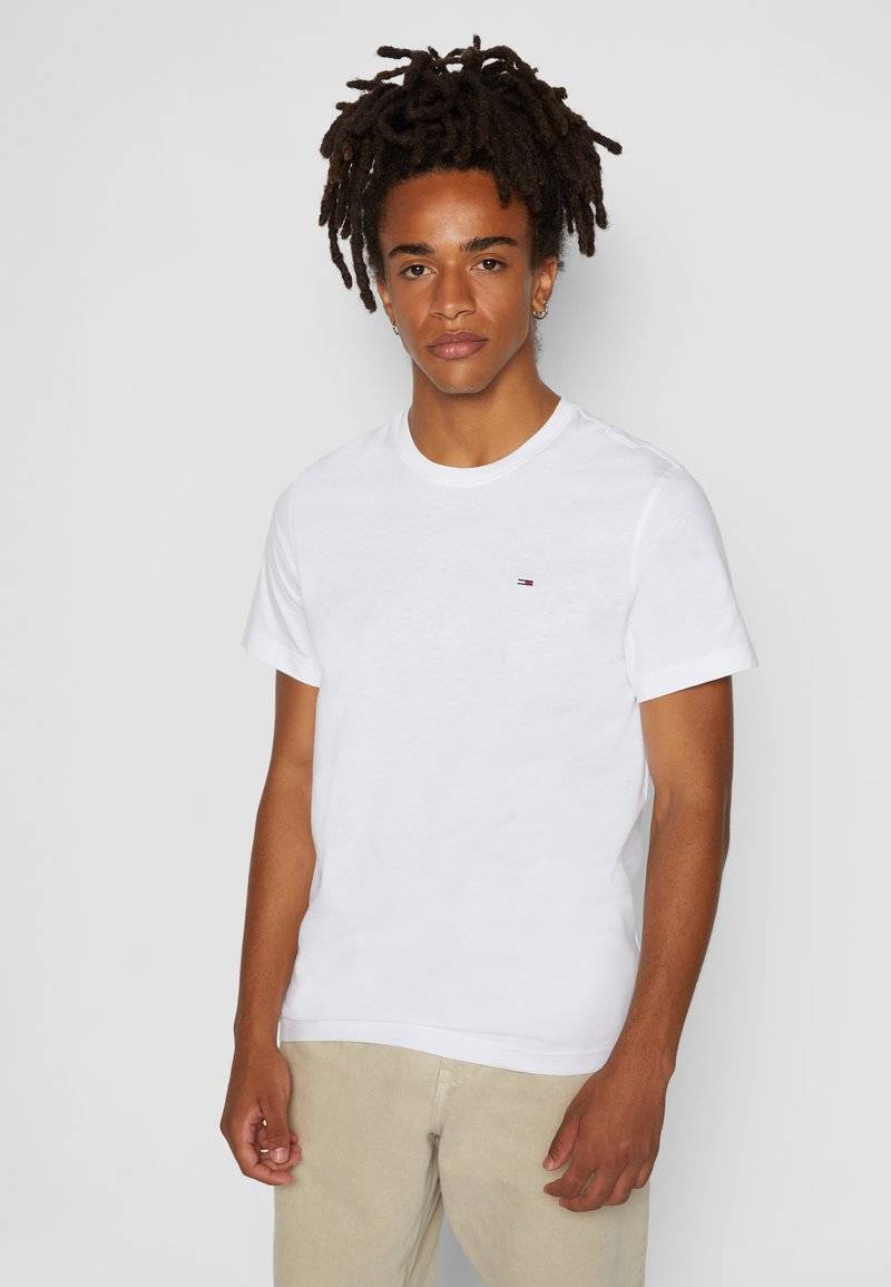 Tommy Jeans Tommy Jeans SLIM TEE - Basic T-shirt - classic white Schlussverkauf