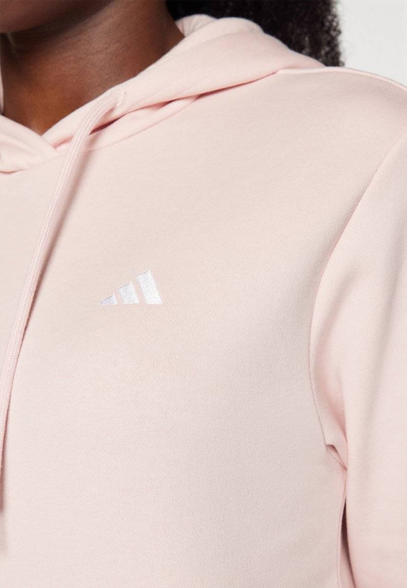 adidas Sportswear adidas Sportswear ESSENTIALS SMALL LOGO FEEL COZY HOODIE - Hoodie - sandy pink Lagerräumung