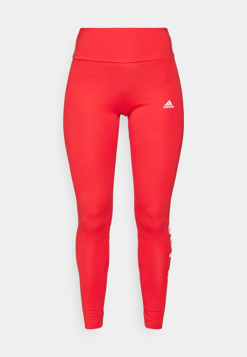 adidas Sportswear adidas Sportswear ESSENTIALS HIGH-WAISTED - Leggings - better scarlet Sonderangebot der Fabrik