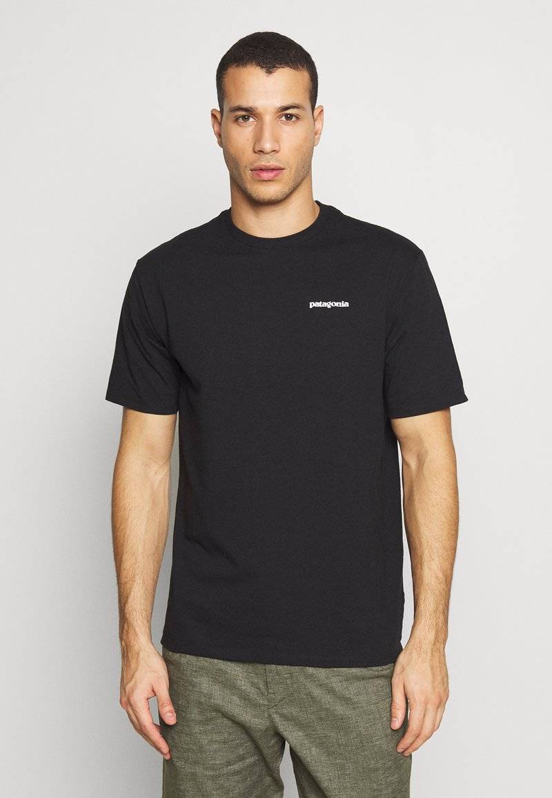 Patagonia Patagonia LOGO TEE - Print T-shirt - black Black Friday Preise