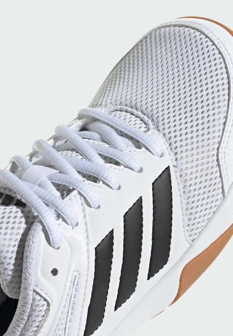 adidas Performance adidas Performance SPEEDCOURT INDOOR KIDS - Stability running shoes - cloud white core black gum Osterangebot