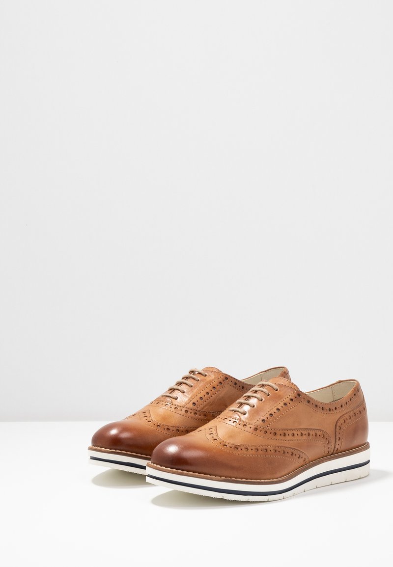 Anna Field Anna Field LEATHER - Casual lace-ups - cognac Top Angebot