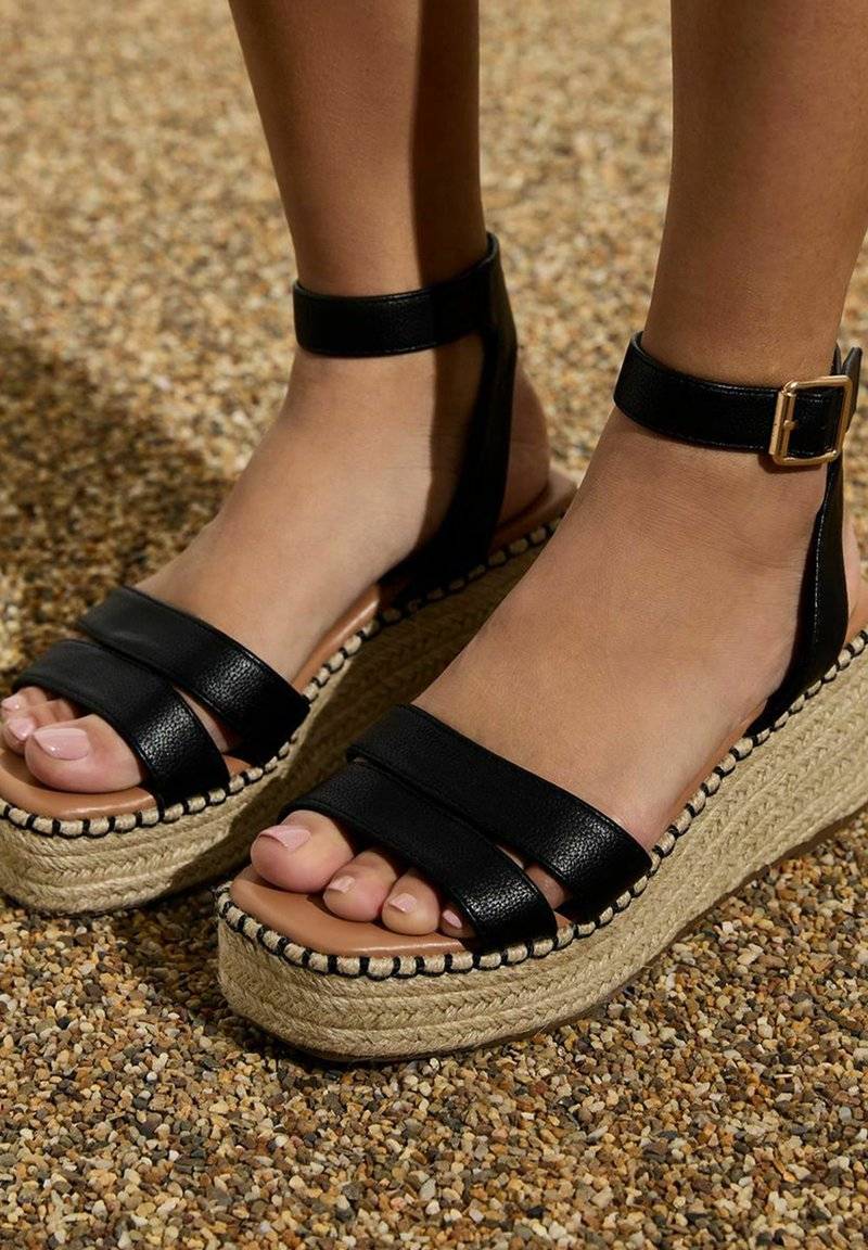 New Look New Look Espadrilles - black Zeitlich begrenztes Angebot