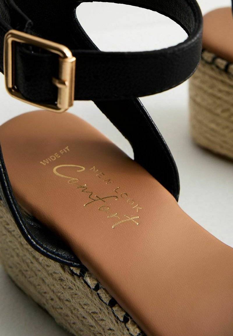 New Look New Look Espadrilles - black Zeitlich begrenztes Angebot