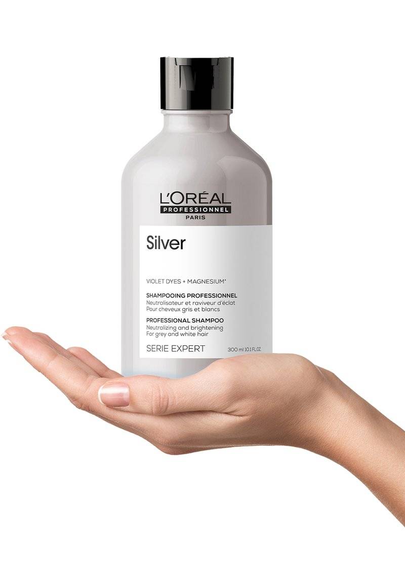 L'OREAL PROFESSIONNEL L'OREAL PROFESSIONNEL SILVER SHAMPOO FOR GREY, WHITE OR LIGHT BLONDE HAIR - Shampoo Nur für heute