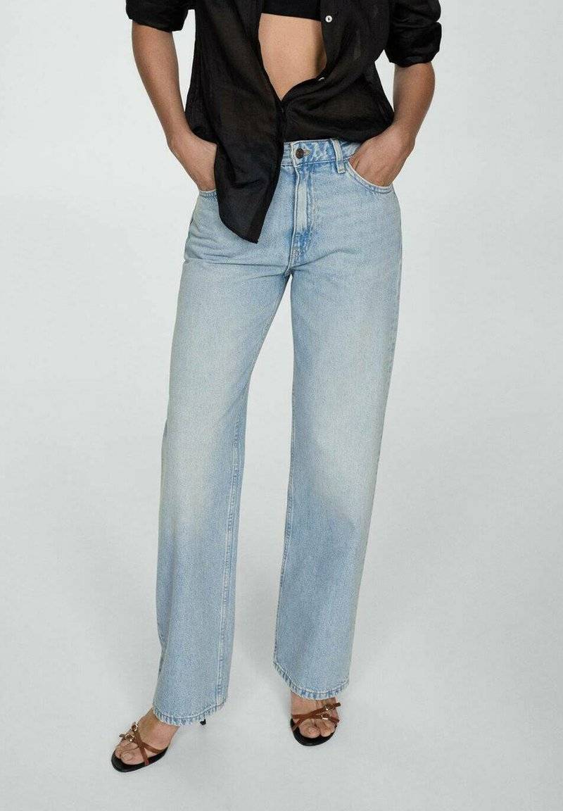 Mango Mango Straight leg jeans - hellblau Riesige Rabatte