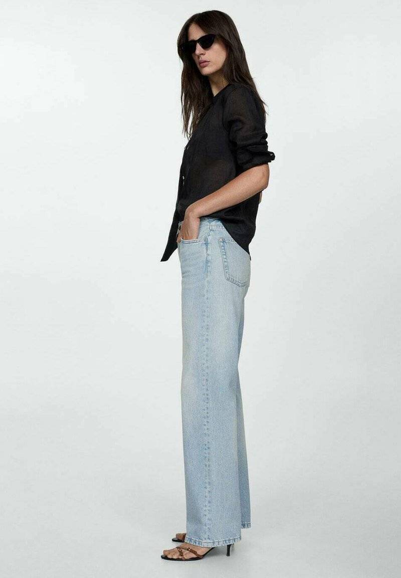 Mango Mango Straight leg jeans - hellblau Riesige Rabatte