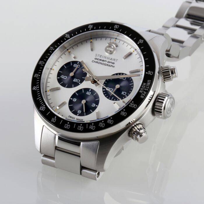 ﻿Steinhart Ocean One Vintage Chronograph II silver Jubiläumsangebot