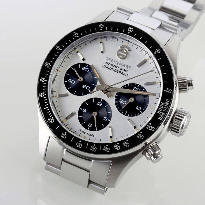 ﻿Steinhart Ocean One Vintage Chronograph II silver Jubiläumsangebot