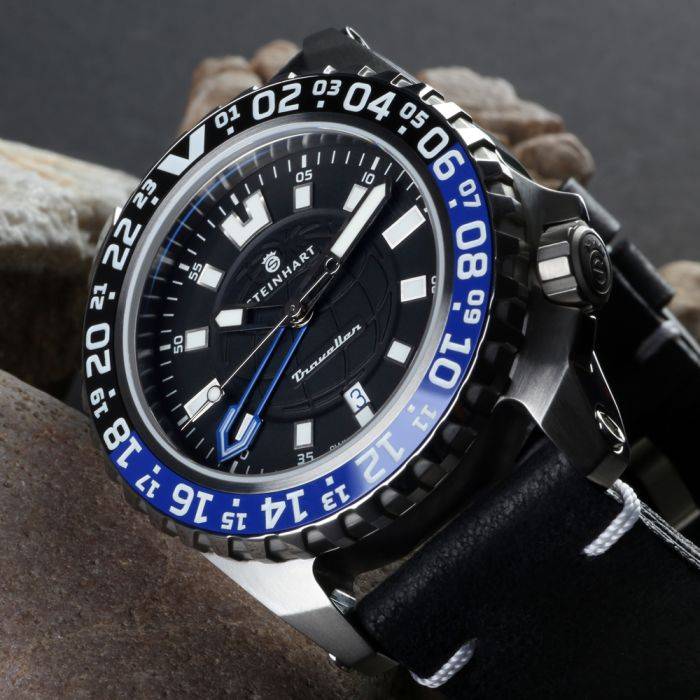 Steinhart TRAVELLER GMT blue Taucheruhr Neueste Mode
