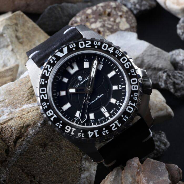 Steinhart TRAVELLER GMT black Taucheruhr Tiefpreis