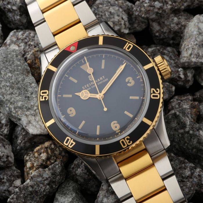 Steinhart Ocean One Vintage two-tone Taucheruhr Letzte 2 Tage