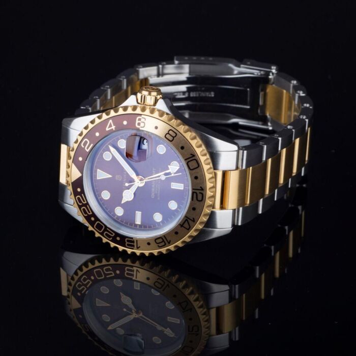 Steinhart Ocean One GMT two- tone CHOCOLATE Taucheruhr Letzter Tag