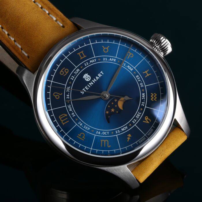 Steinhart Marine 42 Moon Phase Zodiac Nur noch ein Tag übrig