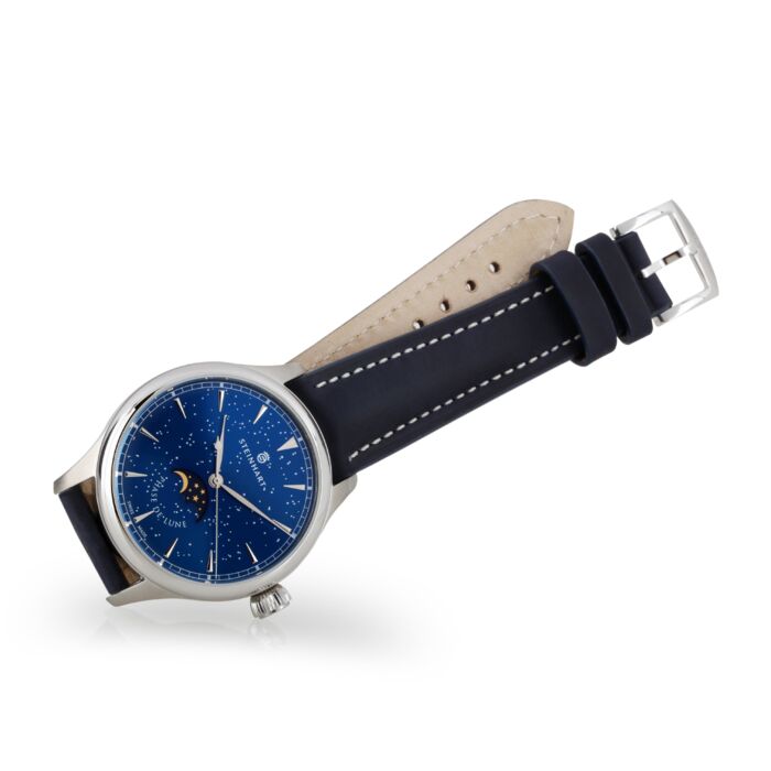 Steinhart Marine 42 Moon Phase Starry Night Super Rabatt