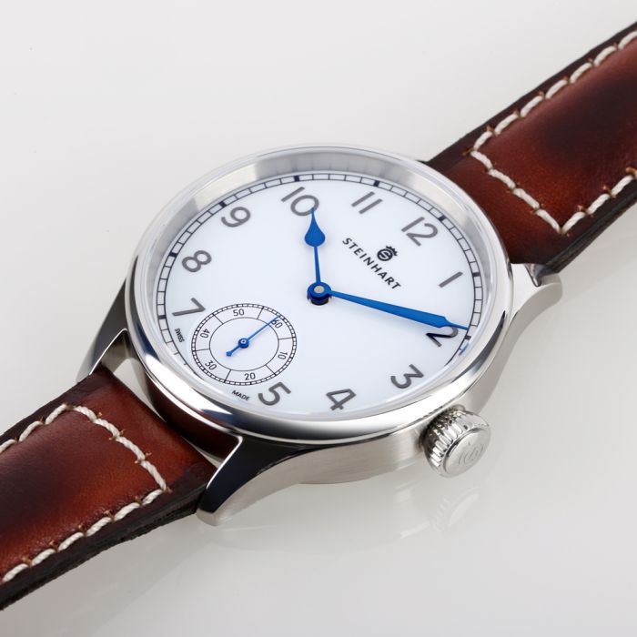 Steinhart MARINE CHRONOMETER 42 white arabic 50% Rabatt mit kostenlosem Versand