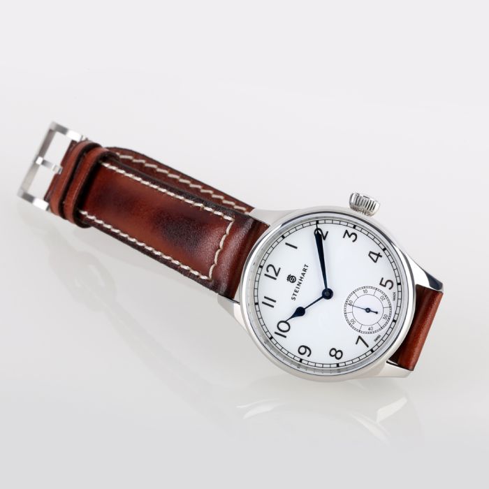 Steinhart MARINE CHRONOMETER 42 white arabic 50% Rabatt mit kostenlosem Versand