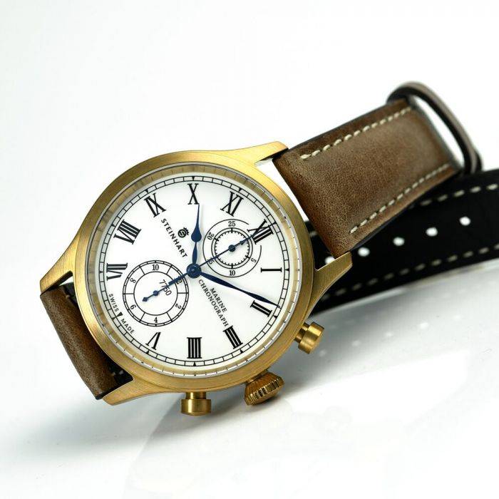 Steinhart Marine-Chronograph Bronze Premium Römisch Begrenzt auf 3 Tage