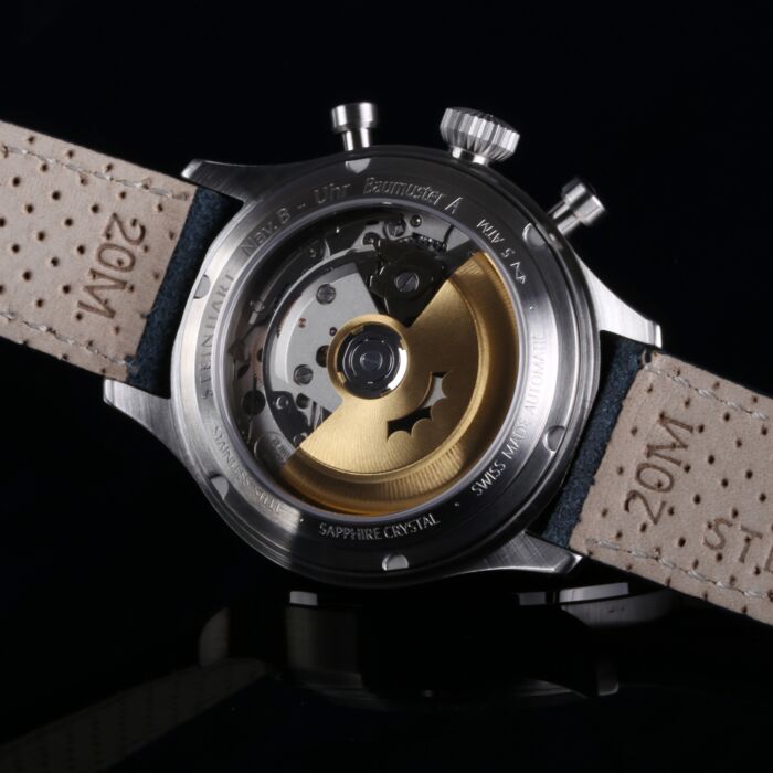 Steinhart Pilot Chronograph 42 blue SUMMER EDITION Versandkostenfrei