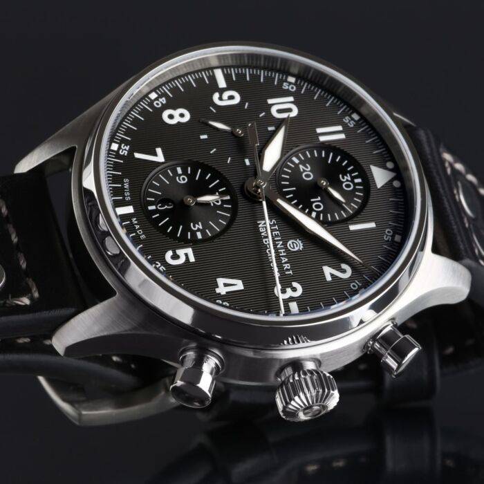 Steinhart NAV.B-CHRONO 42 CLASSIC A-TYPE BLACK Flash Sale