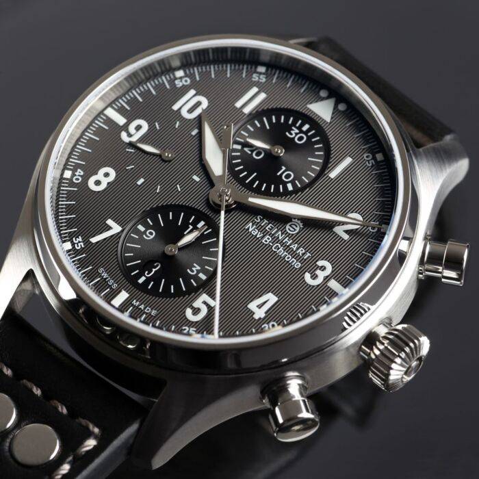 Steinhart NAV.B-CHRONO 42 CLASSIC A-TYPE BLACK Flash Sale