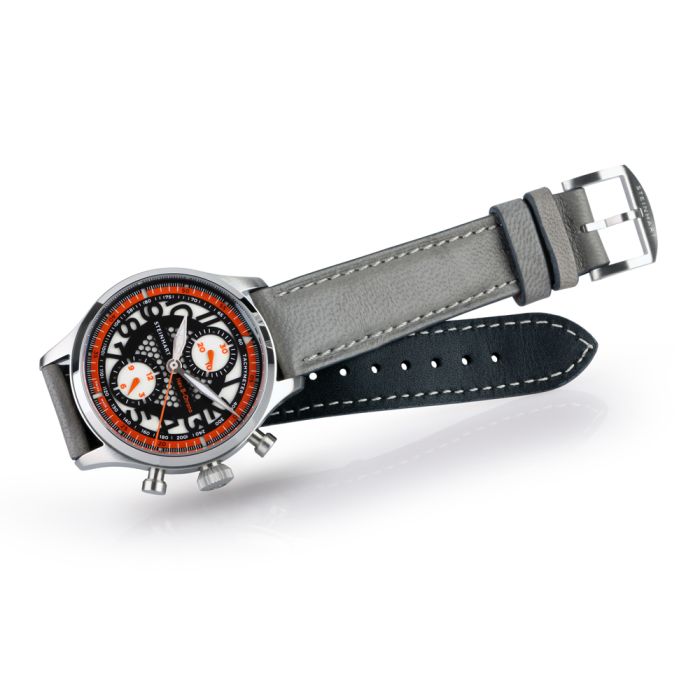 Steinhart NAV.B-CHRONO 42 SKELETON orange Begrenztes Angebot