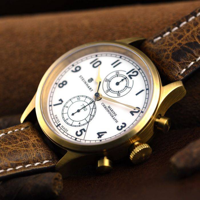 Steinhart Marine-Chronograph Bronze Premium Räumungsverkauf