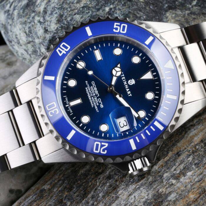 Steinhart Ocean One premium BLUE Ceramic Taucheruhr Tiefpreis