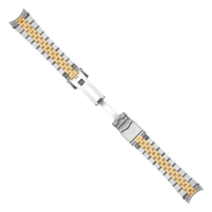 Steinhart Stahlband für Ocean 39 bicolor 20x16 5-reihig satiniert inkl. Bandanstöße im Angebot