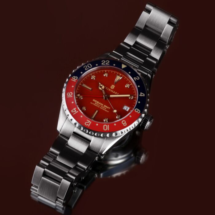 Steinhart Ocean 39 vintage GMT premium red ceramic Günstig kaufen