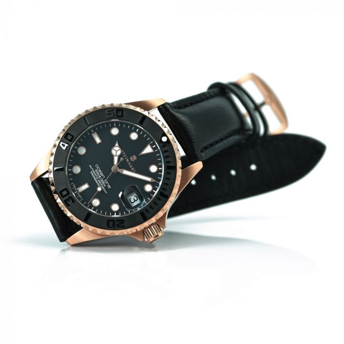 Steinhart Ocean 39 PINK-GOLD Ceramic Taucheruhr Flash Sale
