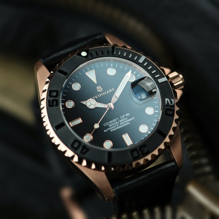 Steinhart Ocean 39 PINK-GOLD Ceramic Taucheruhr Flash Sale