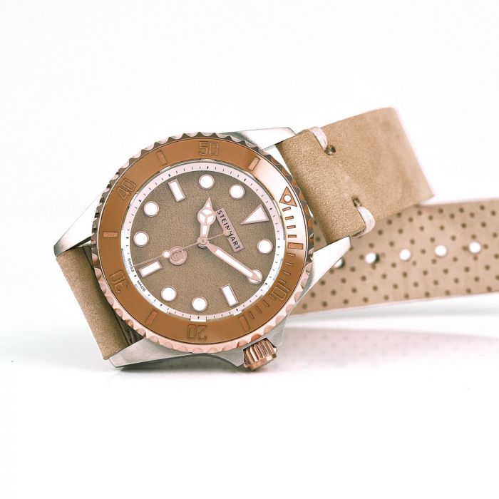 Steinhart Ocean 39 BEIGE Ceramic Taucheruhr Begrenztes Angebot