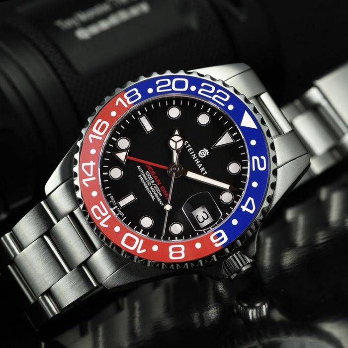 Steinhart Ocean 39 GMT BLUE-RED Ceramic Taucheruhr Exklusivangebot