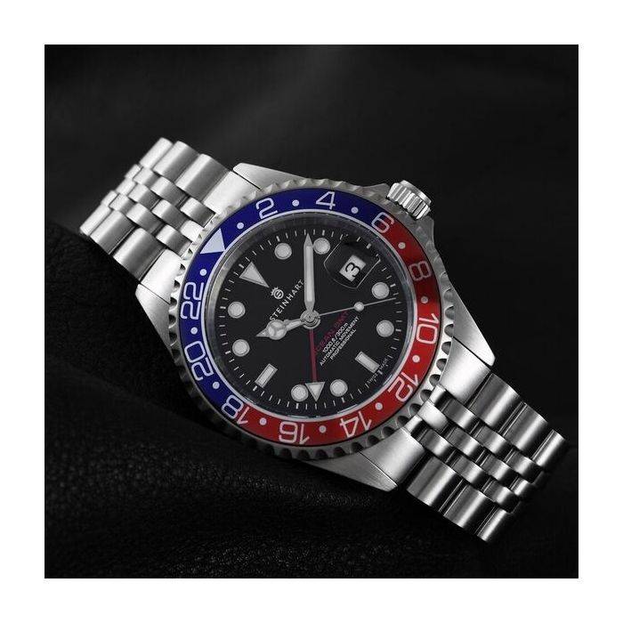 Steinhart Ocean One GMT BLUE-RED.2 Taucheruhr Saisonschlussverkauf